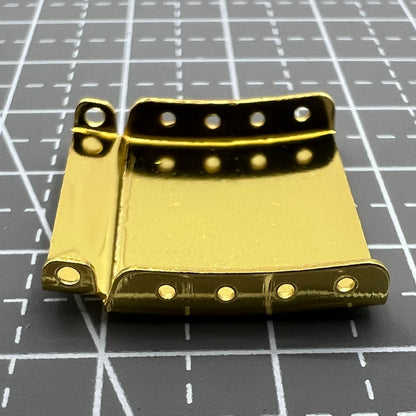 Golden watch strap extenders set with clasps for easy adjustment, compatible with multiple bracelet links.