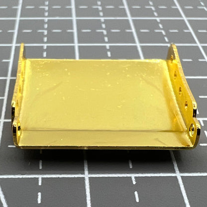 Set of 14 golden watch strap extenders with clasps, perfect for adjusting bracelet links.