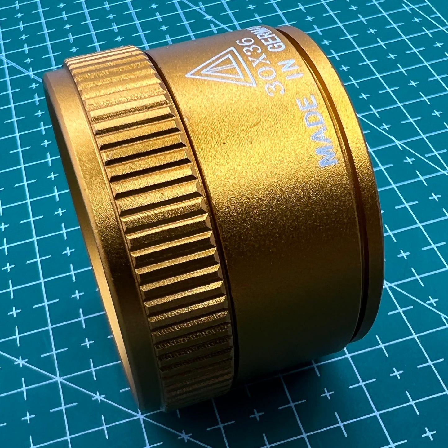 Loupe grossissante 30x en or fabriquée en Allemagne pour la réparation de montres, bijoux et outils d'horlogerie