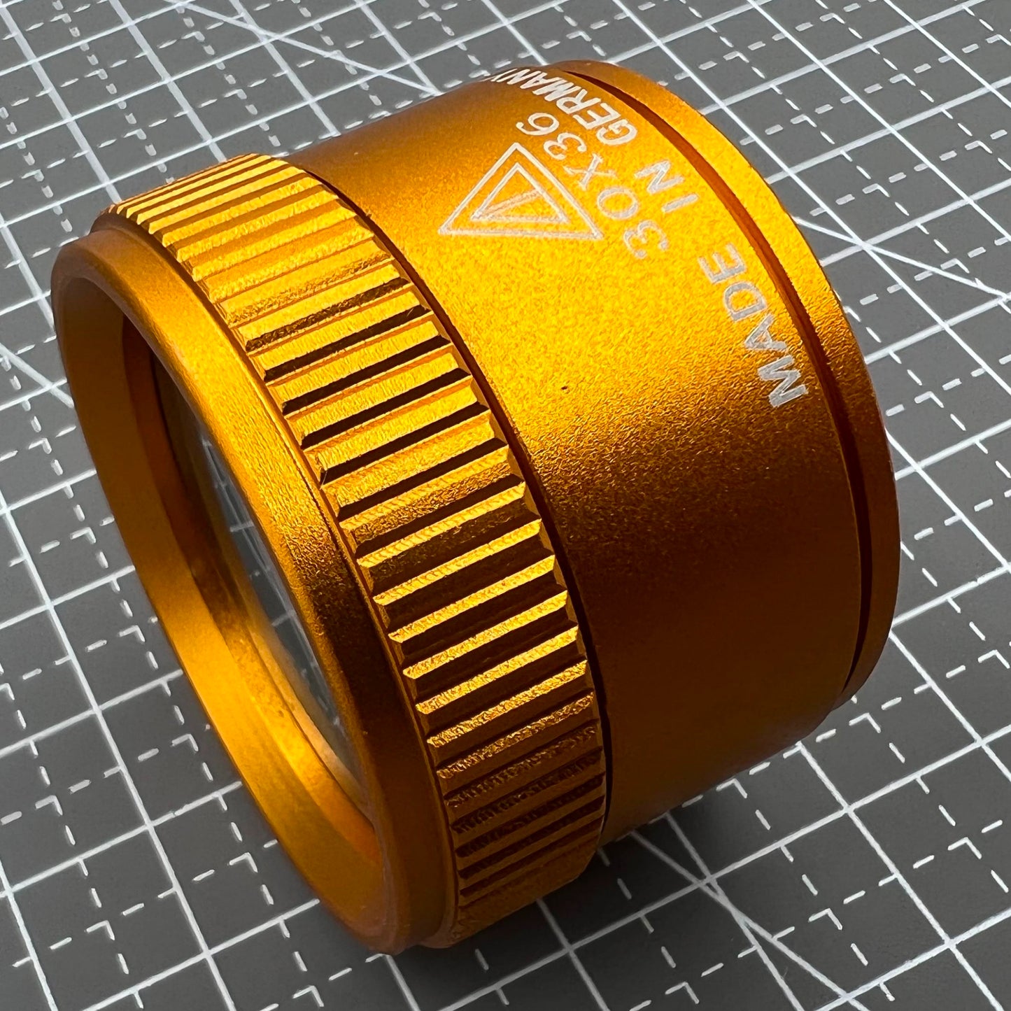 Germany Made Gold 30X magnifier loupe for precise watch repair and jewelry inspection.