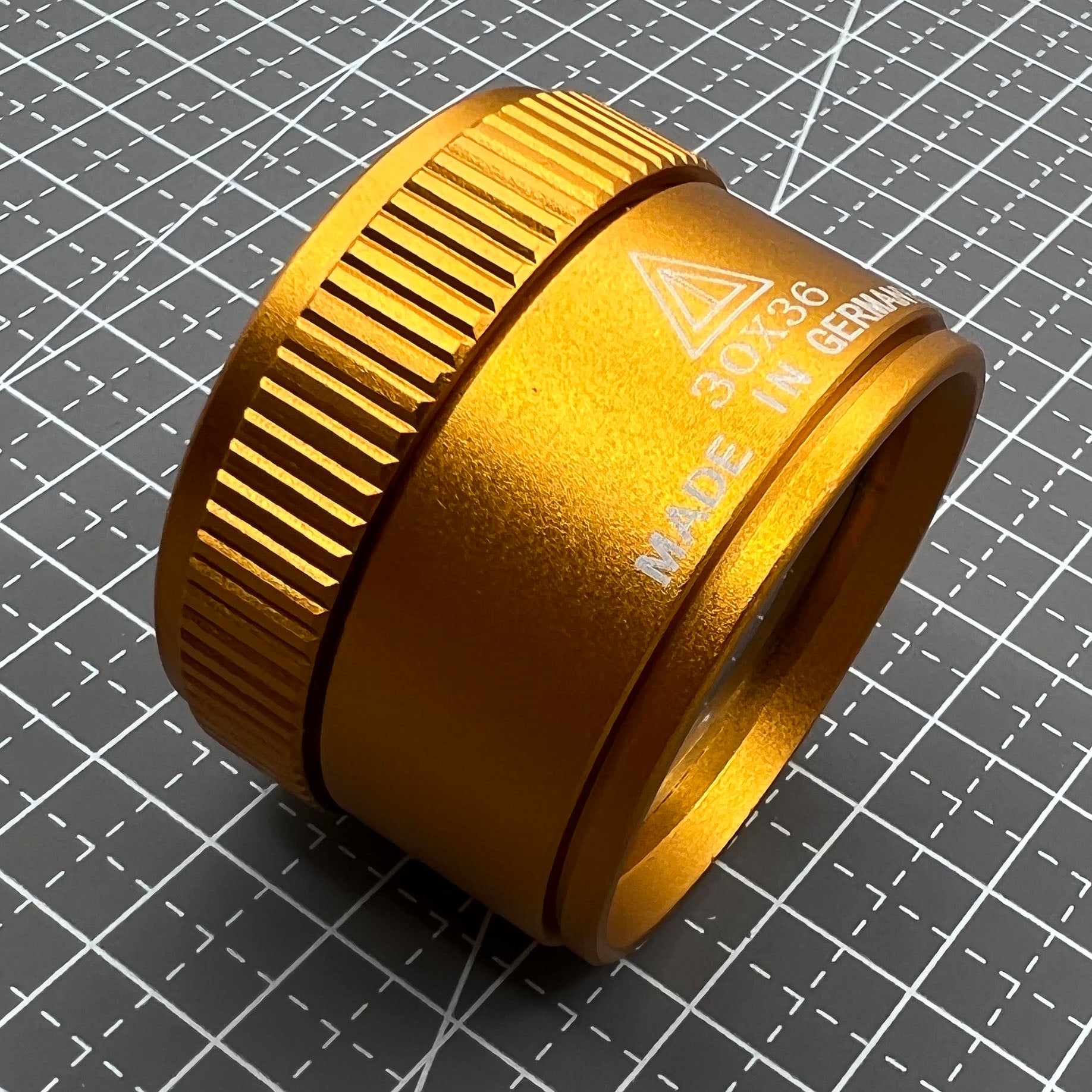 Germany Made Gold 30X magnifier loupe, ideal for precise watch repair and jewelry inspection.