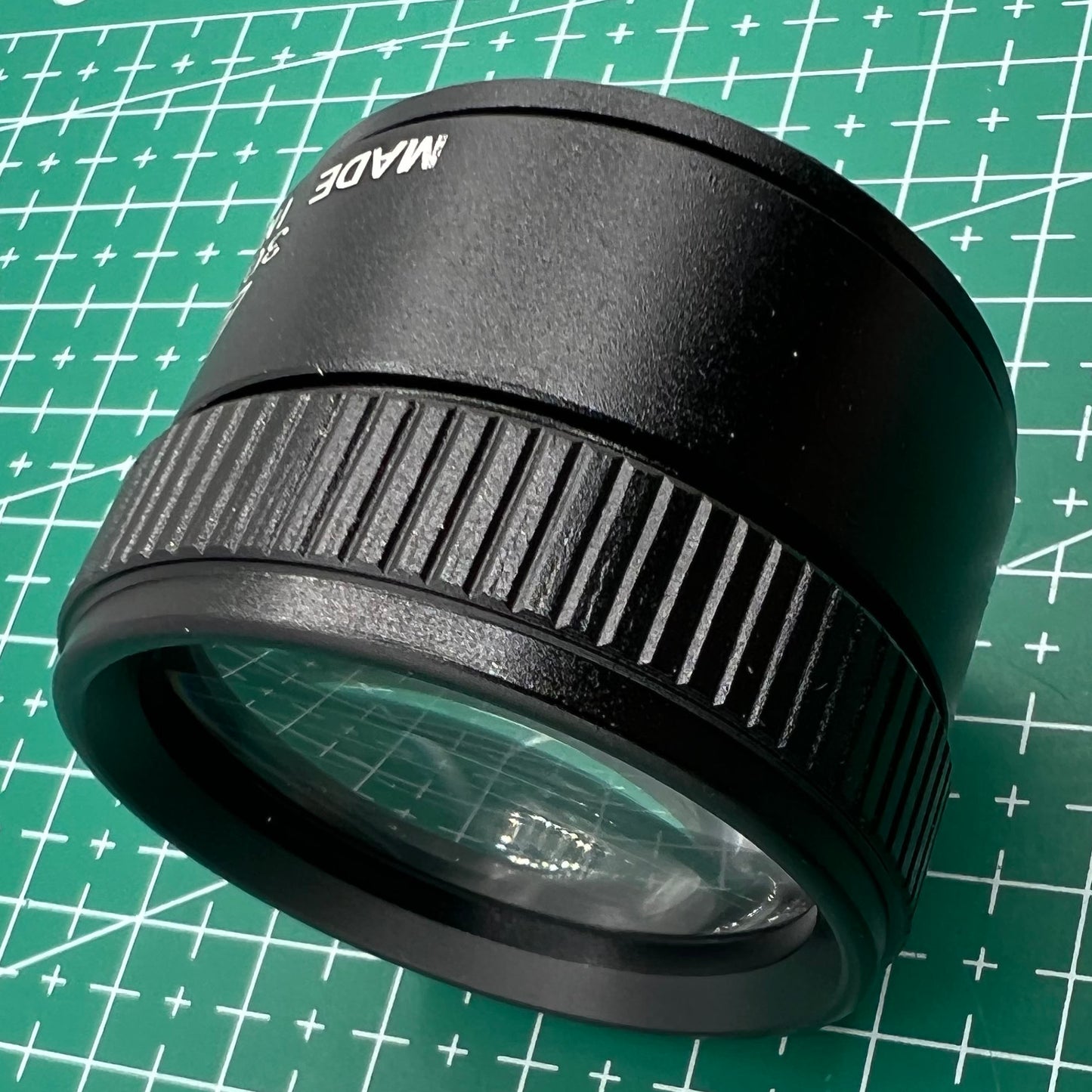 Black 30X magnifier loupe, perfect for detailed watch repair and jewelry work.