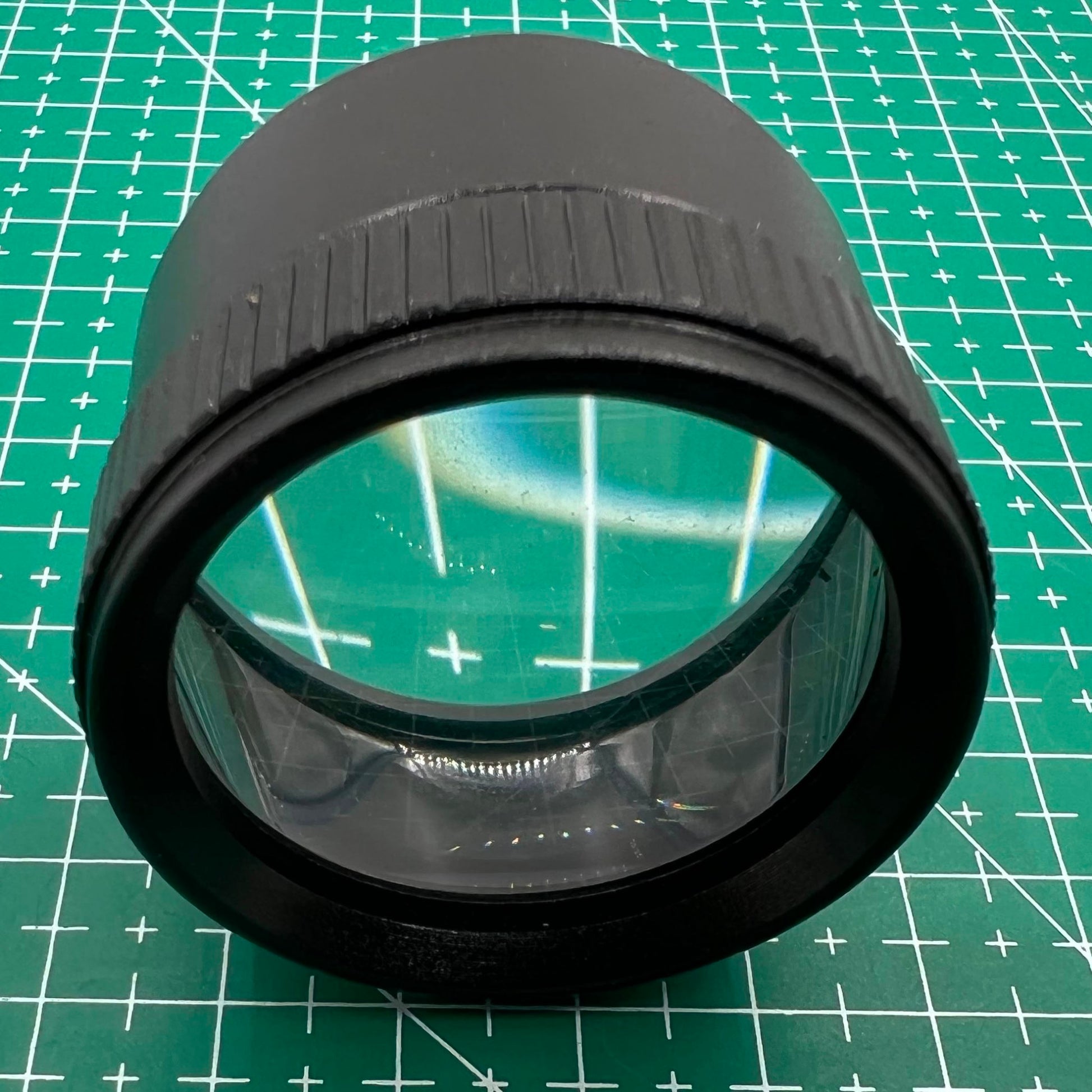 Black 30X magnifier loupe, perfect for detailed watch repair and fine jewelry work.