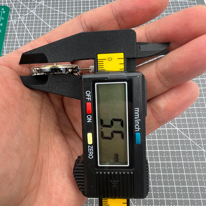 Swiss ISA 8162 quartz watch movement with date at 4, ideal replacement for accurate timekeeping.