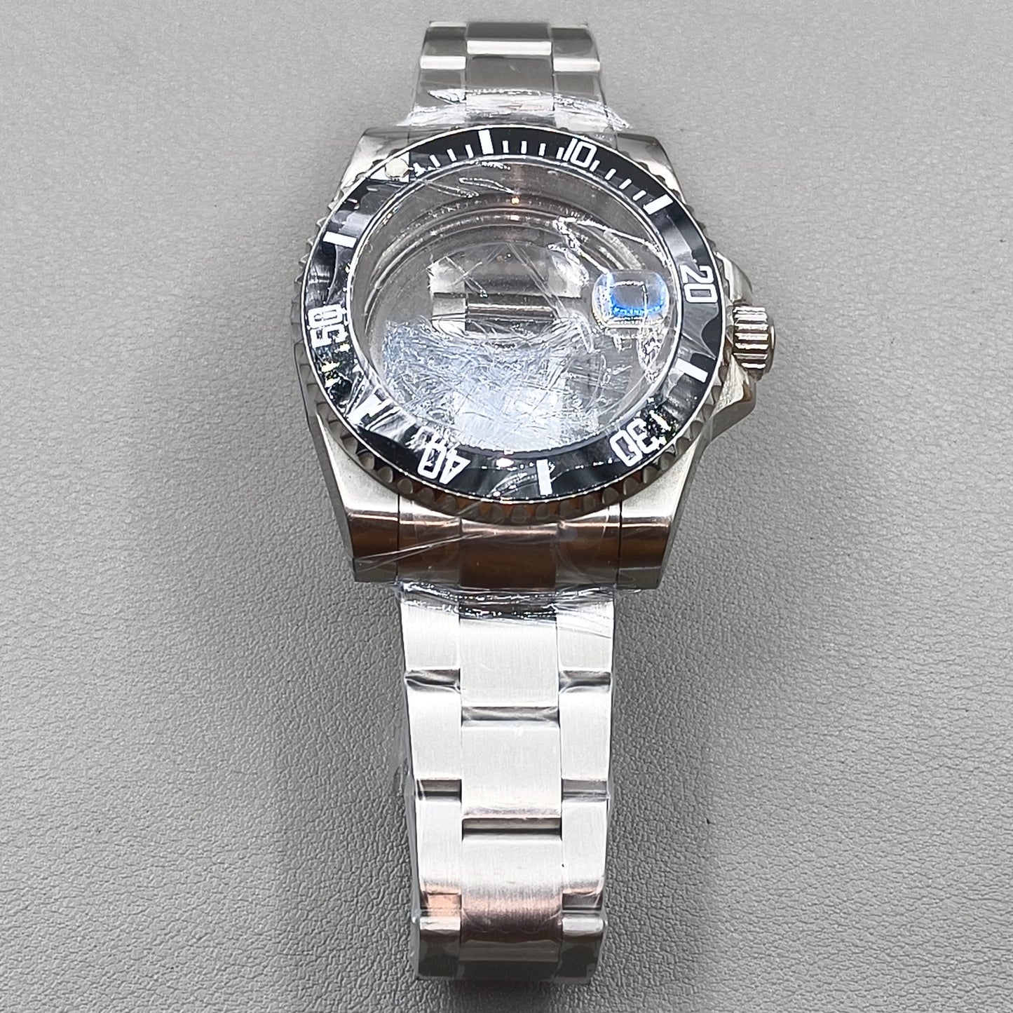 Glass Bottom 40mm Watch Case For Nh35 Nh34/36/38 Eta 2824 Miyota 8215 Submariner