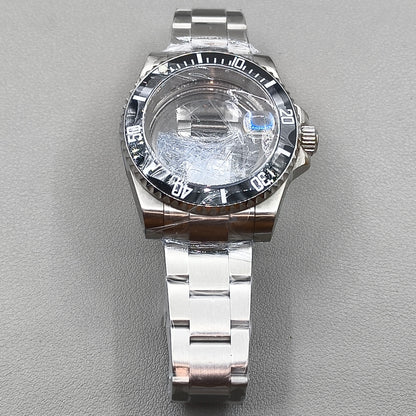 Glass Bottom 40mm Watch Case For Nh35 Nh34/36/38 Eta 2824 Miyota 8215 Submariner