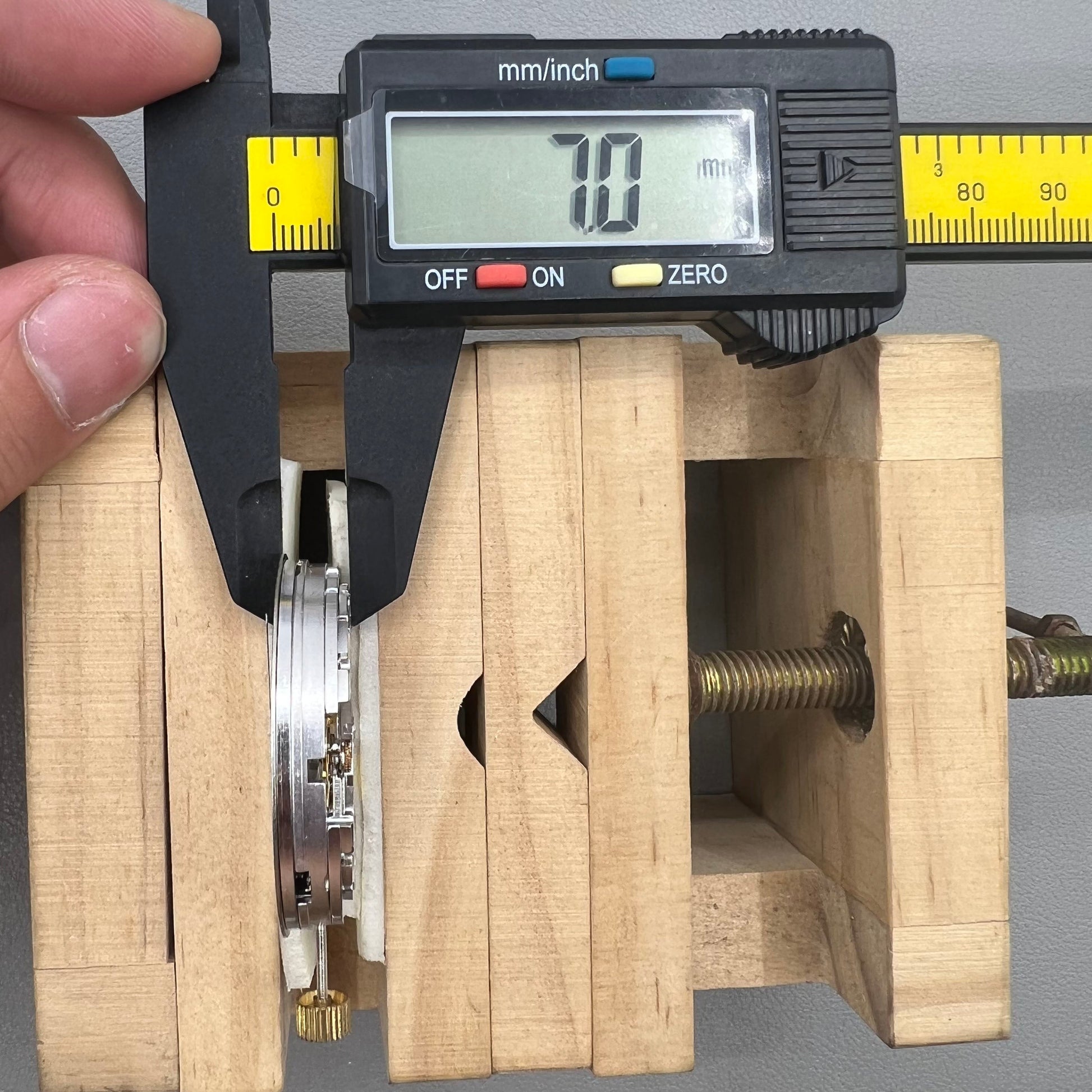 Perpetual Calendar watch movement by Dandong, precision replacement part for timepieces.