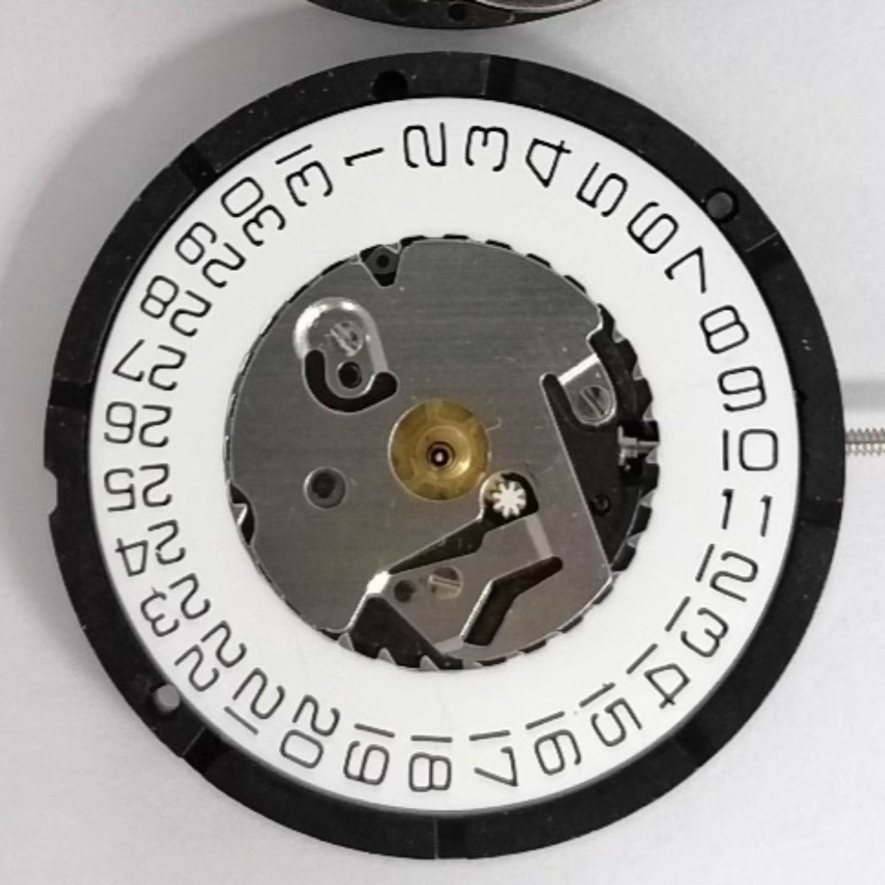 Swiss Made ISA2320 quartz watch part with 3 hands and single calendar for watch accessories.