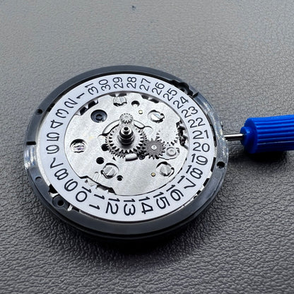 Seiko NH34 Automatic Mechanical GMT Movement White Date Hacking Seconds Date@3