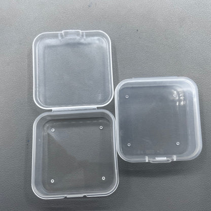 10 PIECES Large Square Plastic PP Transparent Box Fit for Watch Part