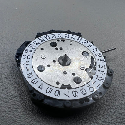 Epson VD57C watch movement displaying single calendar date at 3 o'clock position for Japan models