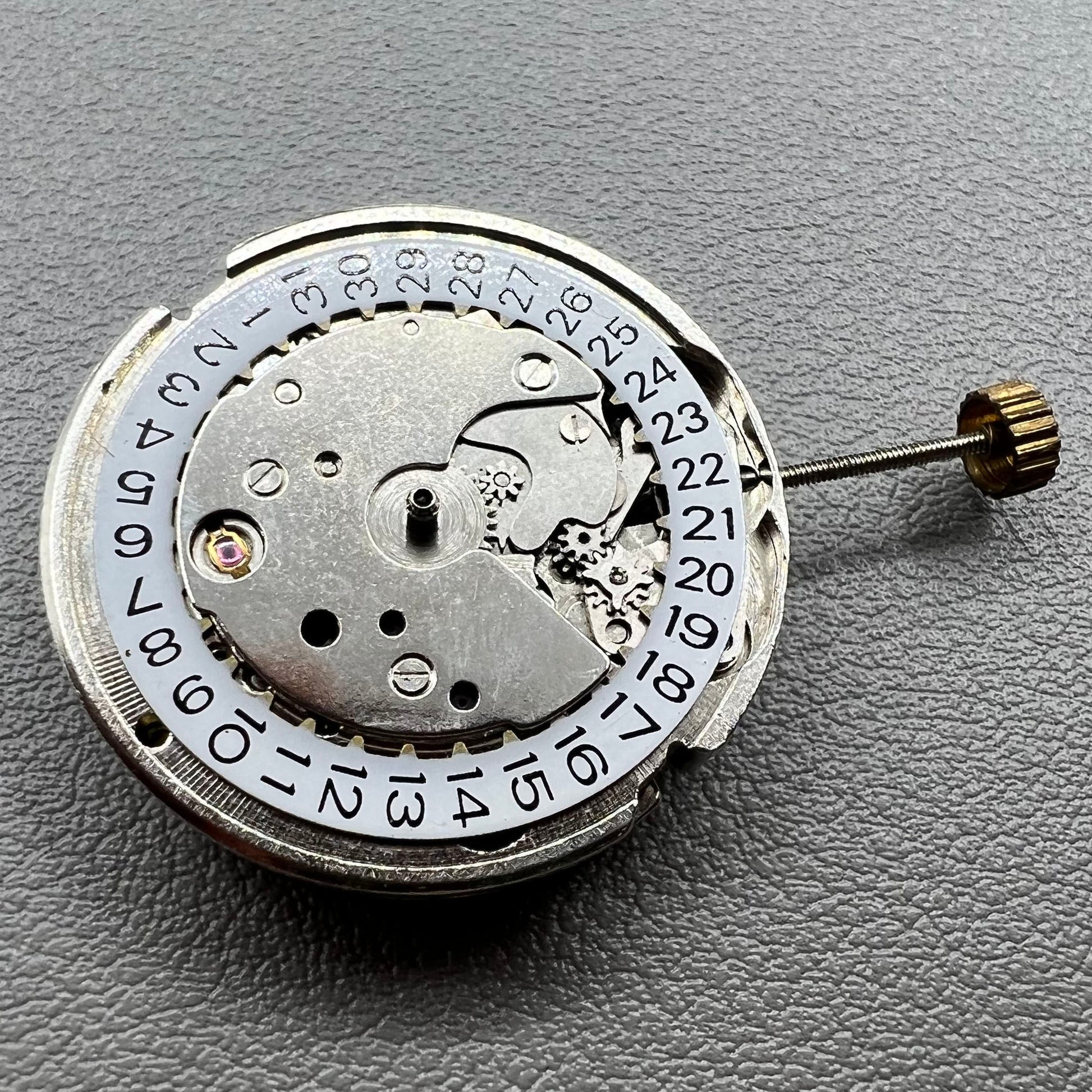 Shanghai 8120 automatic mechanical watch movement for disassembled watchmaking practice.