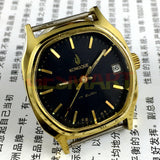 34mm Kongque China Made Black Manual Mechanical Watch 17 Jews Single Calendar