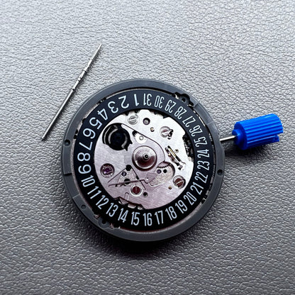 Black Seiko NH35 Self-winding Automatic Mechanical Movement Date@6
