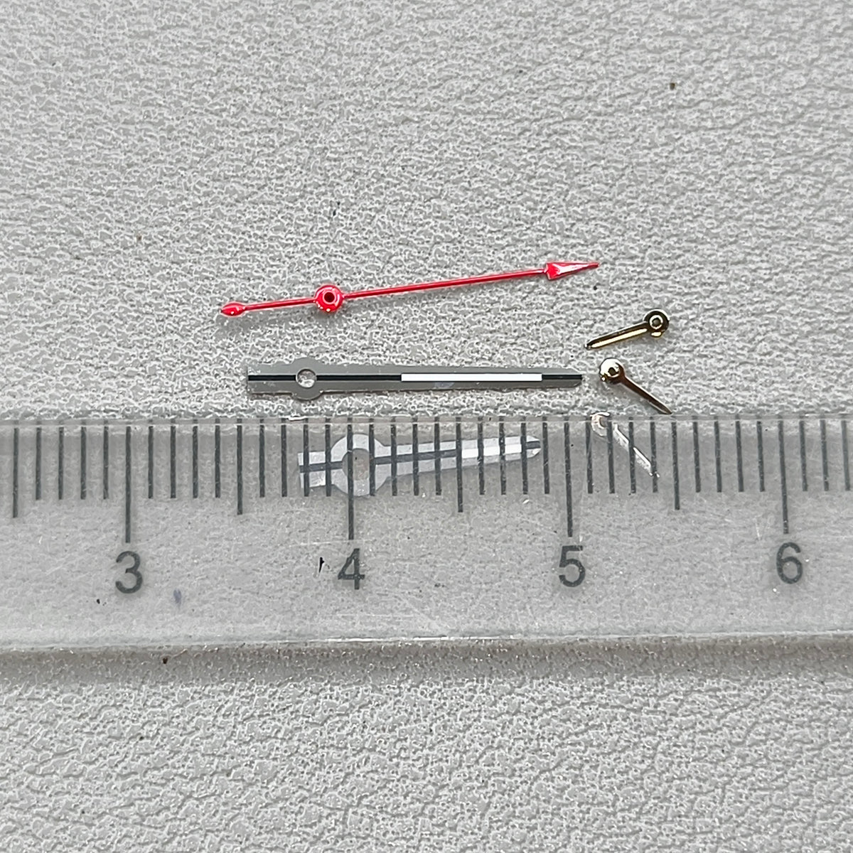 Red Second Hand Watch Hands with BGW9 Luminous for VK63 VK64 Movement