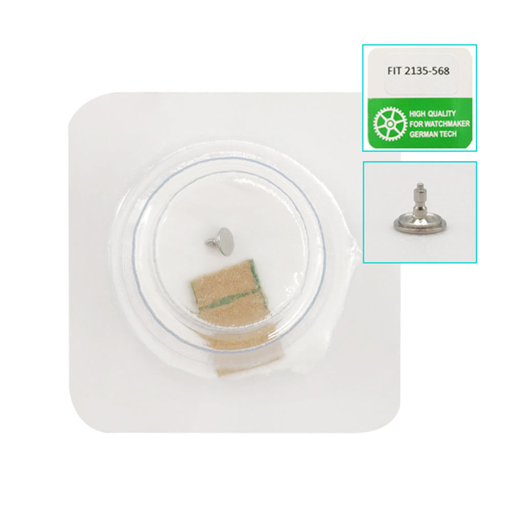 Generic 2135-568 axle for oscillating weight rotor replacement, durable watch accessory part for precise movement.
