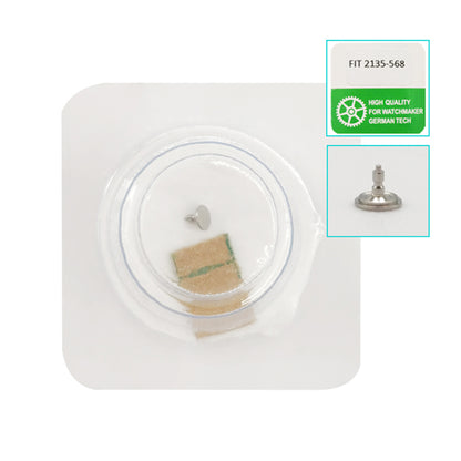 Generic 2135-568 axle for oscillating weight rotor replacement, durable watch accessory part for precise movement.