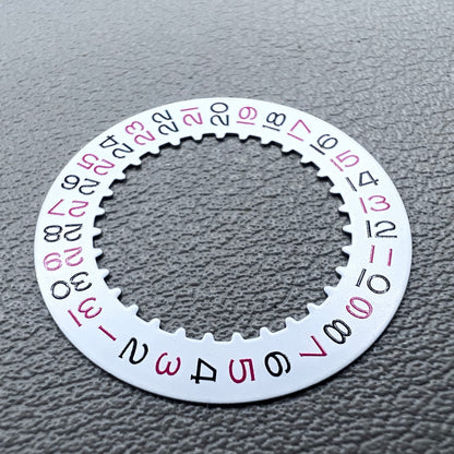 Red Odd Number Date@3 Date Disk Wheel Date Wheel Generic for RLX3135 Movement