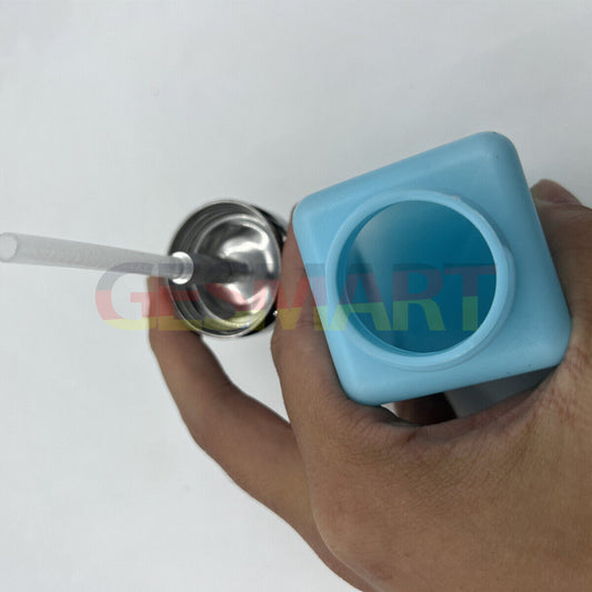 Refillable 180ml blue liquid alcohol bottle with air pump for precision repairs