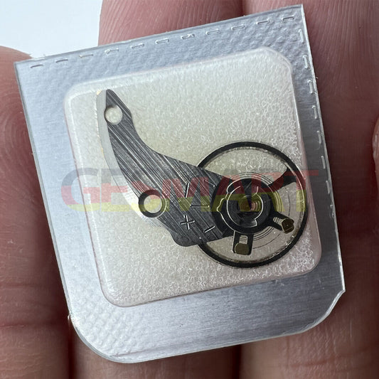 Japan made silver watch balance wheel with splint, compatible with NH35 NH36 movements.