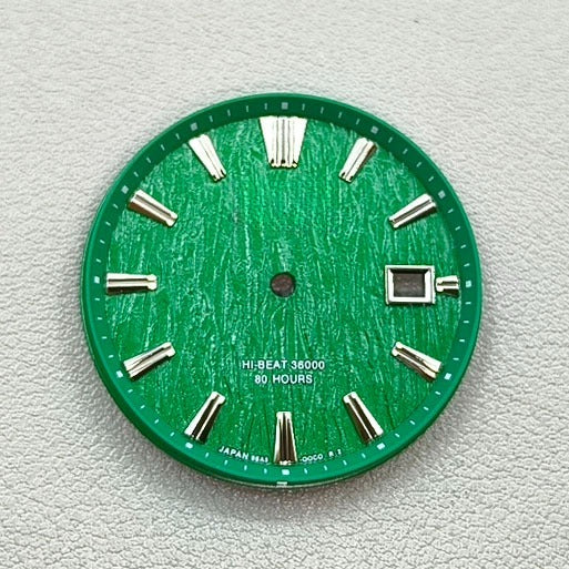 33.5mm Green Ice Vein GS Modified Watch Dial Fit for NH35 Movement
