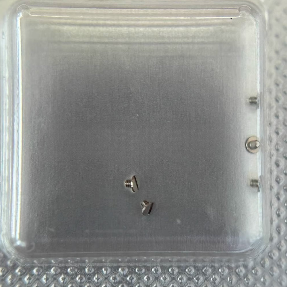Set of 3 screws for Swiss ETA2000 Reverser Fourth Wheel, compatible with L595.2 and L592.2 movements.