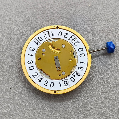 Swiss Original Ronda 5020.B Quartz Watch Movement Golden Plated 10 Jewels