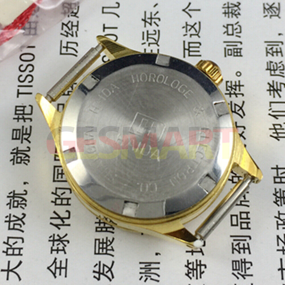 HAIDA 24mm Lady Watch with golden nail markers, 17 jewels, and gradient brown dial for stylish wear.