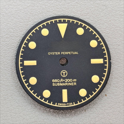 watch dial with R logo