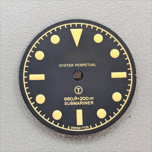 watch dial with R logo