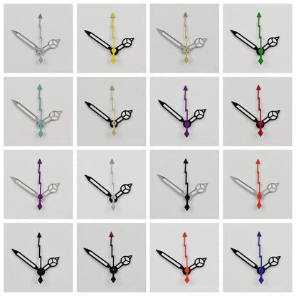 Lightning Second SUB Hands Green Luminous Watch Hands for NH34/35 NH36 NH38 NH70
