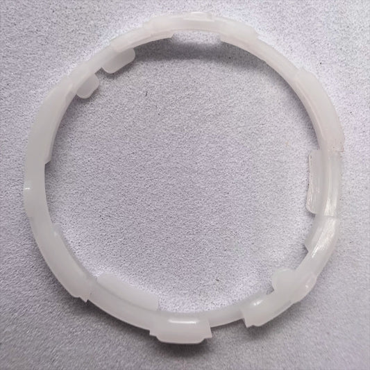 Set of 3 plastic dial spacer rings for Miyota 8200 and 8215 watch movements, ensuring secure fit and alignment.