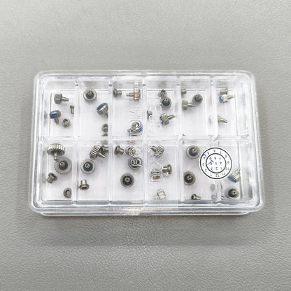 Each 2 PIECES 12 Types 24PCS Total Stainless Steel Screw Type Crown