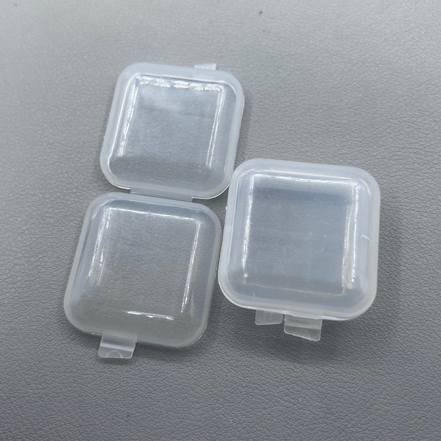 10 PIECES Square Small Plastic PP Transparent Box Fit for Watch Part