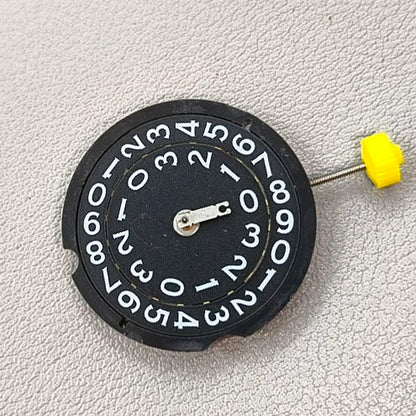 Swiss Black Disk Ronda 509 Quartz Movement Date@3