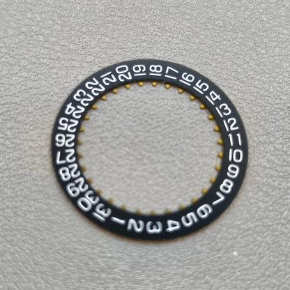 Black Date Disk Wheel Date Wheel Original for ETA 7750 Movement Date@3