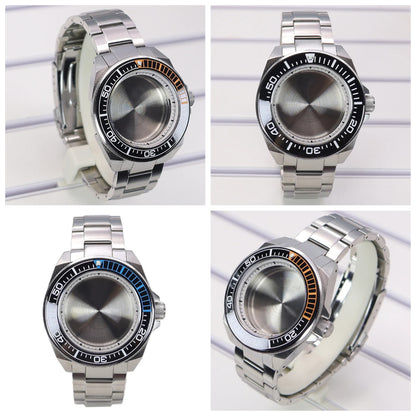 43.8mm Steel Watch Cases  For NH35 NH36 NH34 NH38 4R36 Modified Samurai Diving