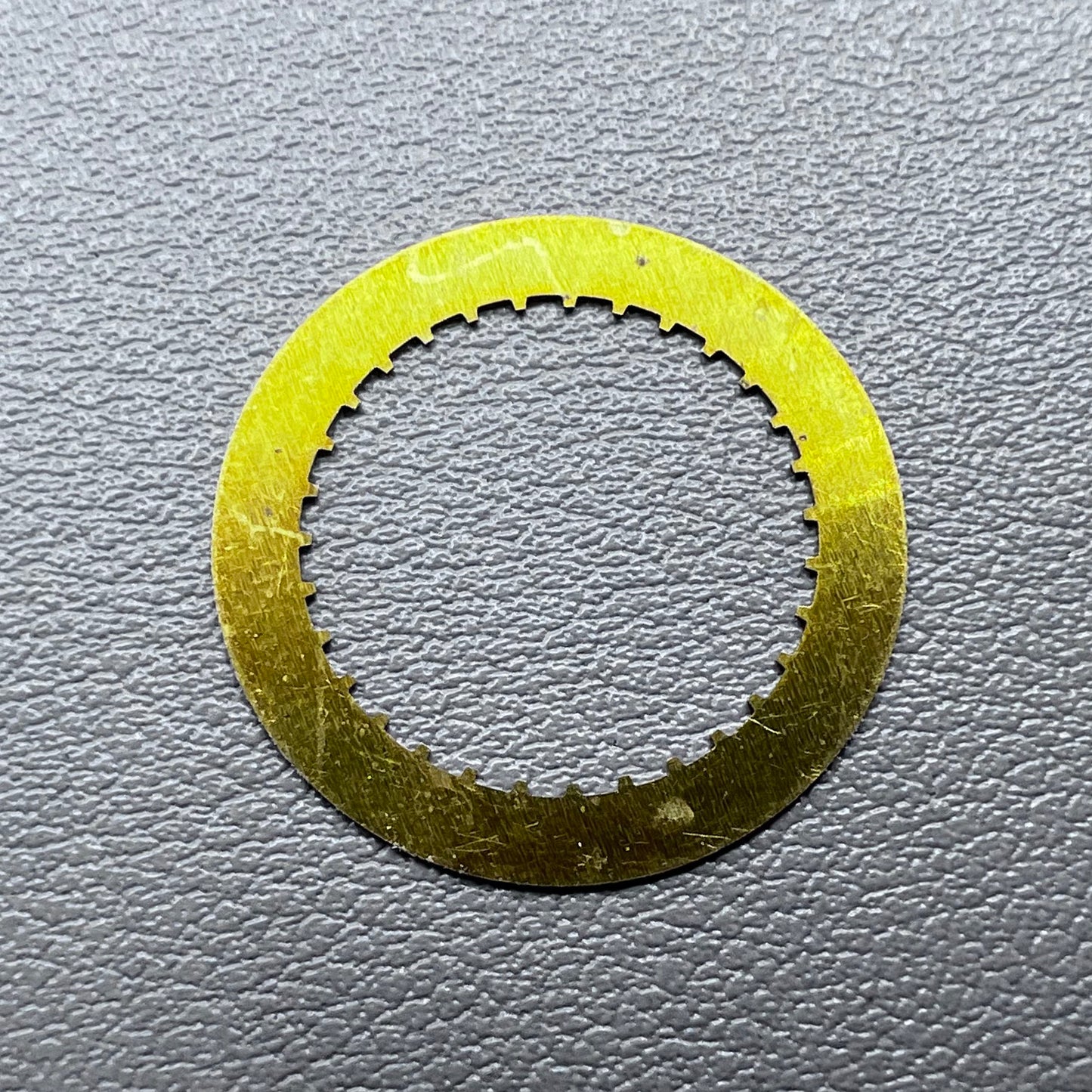 White background numeral date disk wheel for ETA 2824 watch movement, Datejust style date@3 display.