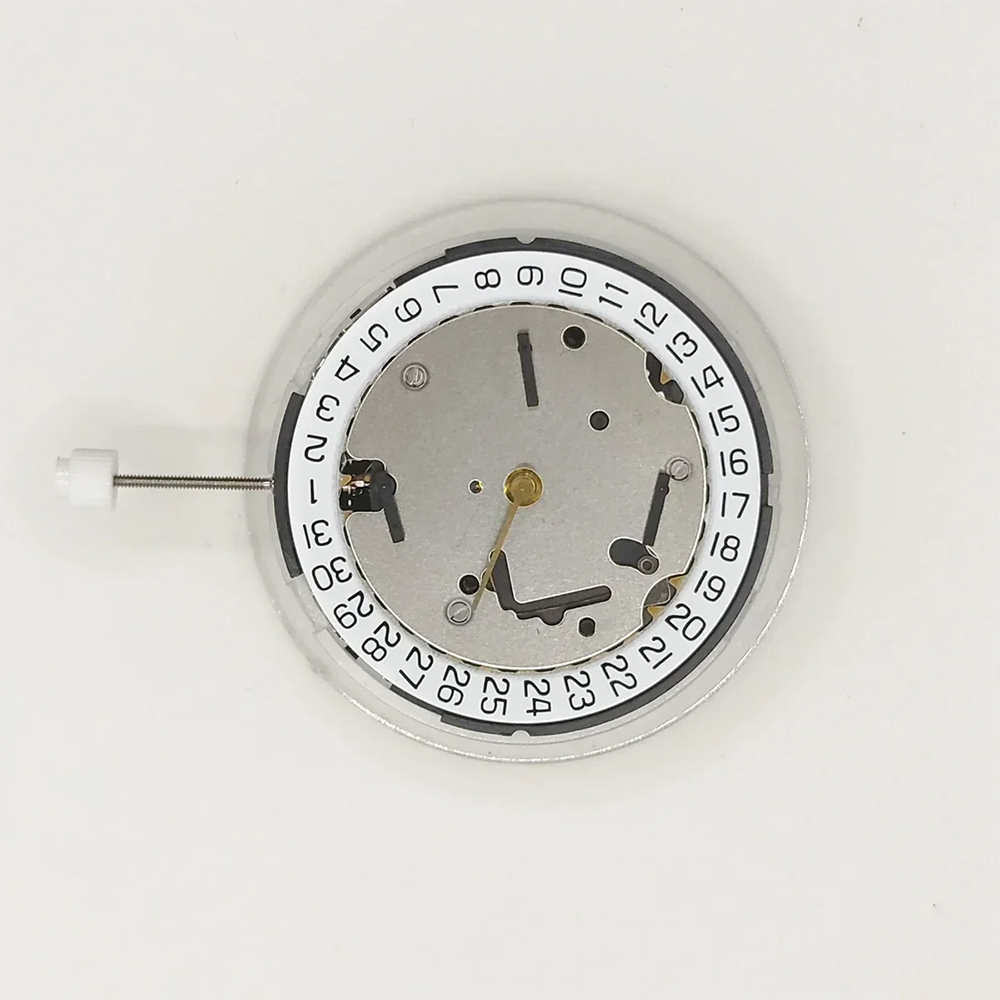ISA 8371C watch movement with 6 hands and date calendar, replacement for 8371D models