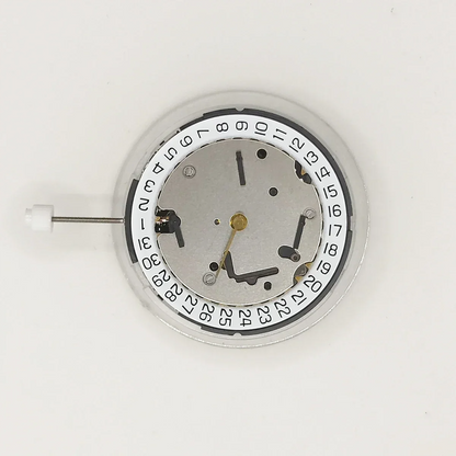 ISA 8371C watch movement with 6 hands and date calendar, replacement for 8371D models