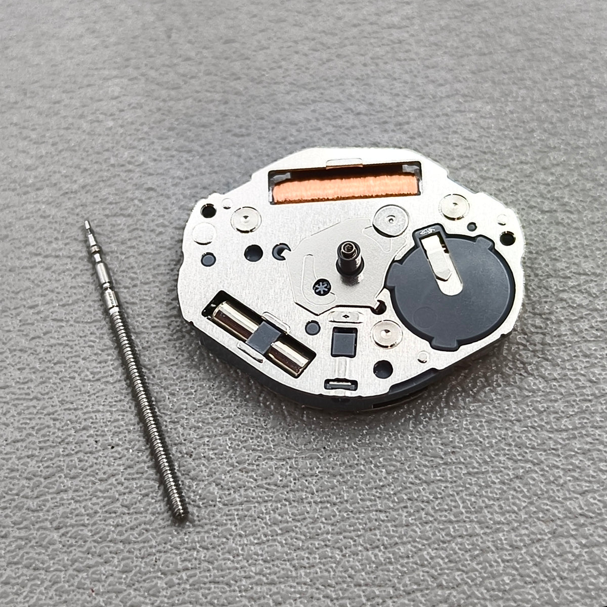 Japan Miyota GL34 Watch Quartz Movement 3 Hands Silver Plated