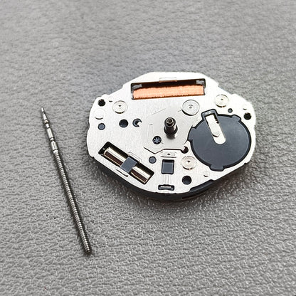 Japan Miyota GL34 Watch Quartz Movement 3 Hands Silver Plated