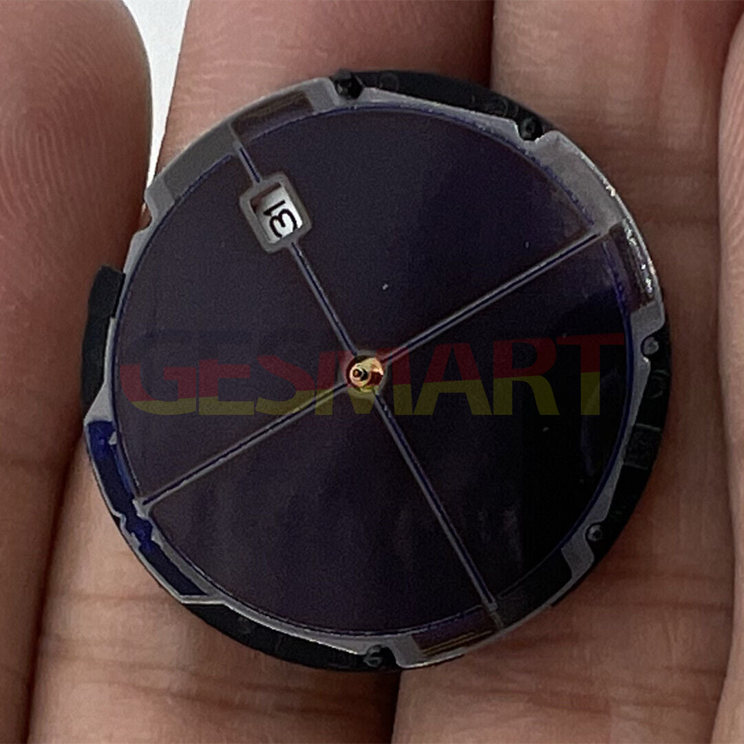 Hattori Epson VS37A solar-powered quartz watch movement from Japan for precise timekeeping.