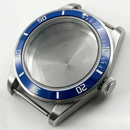 39MM Bezel Domed Sapphire Crystal Case for NH34 NH35 NH36 NH38 ETA 2824 PT5000