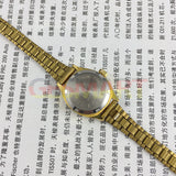 24mm SHANGHAI HAIDA Manual Mechanical Lady Watch Golden Nail Square Case