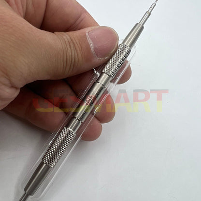 Bergeon 6767-F fine spring bar tool for precise watch bracelet fitting and removal.
