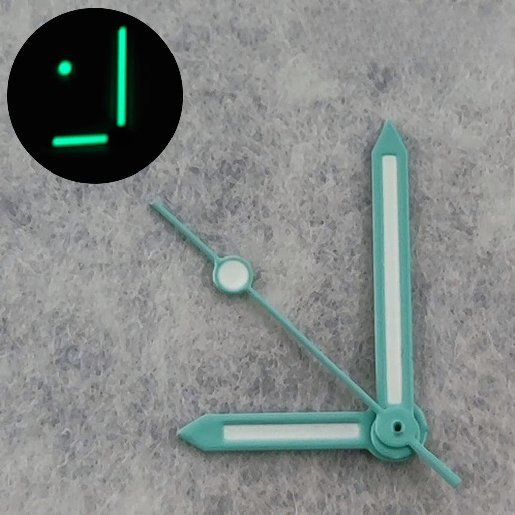C3 Green Luminous  Watch Hands Pointers For NH34 NH35 NH36 NH38 7S26 4R35 4R36