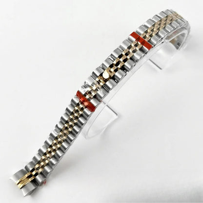 31MM Round Bezel Sapphire Glass Jubilee bracelet Watch Case Ladies Fit NH05 NH06
