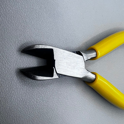 Swiss Bergeon 2629 side cutters pliers with rounded tip, 130mm precision tool for watchband adjustments.