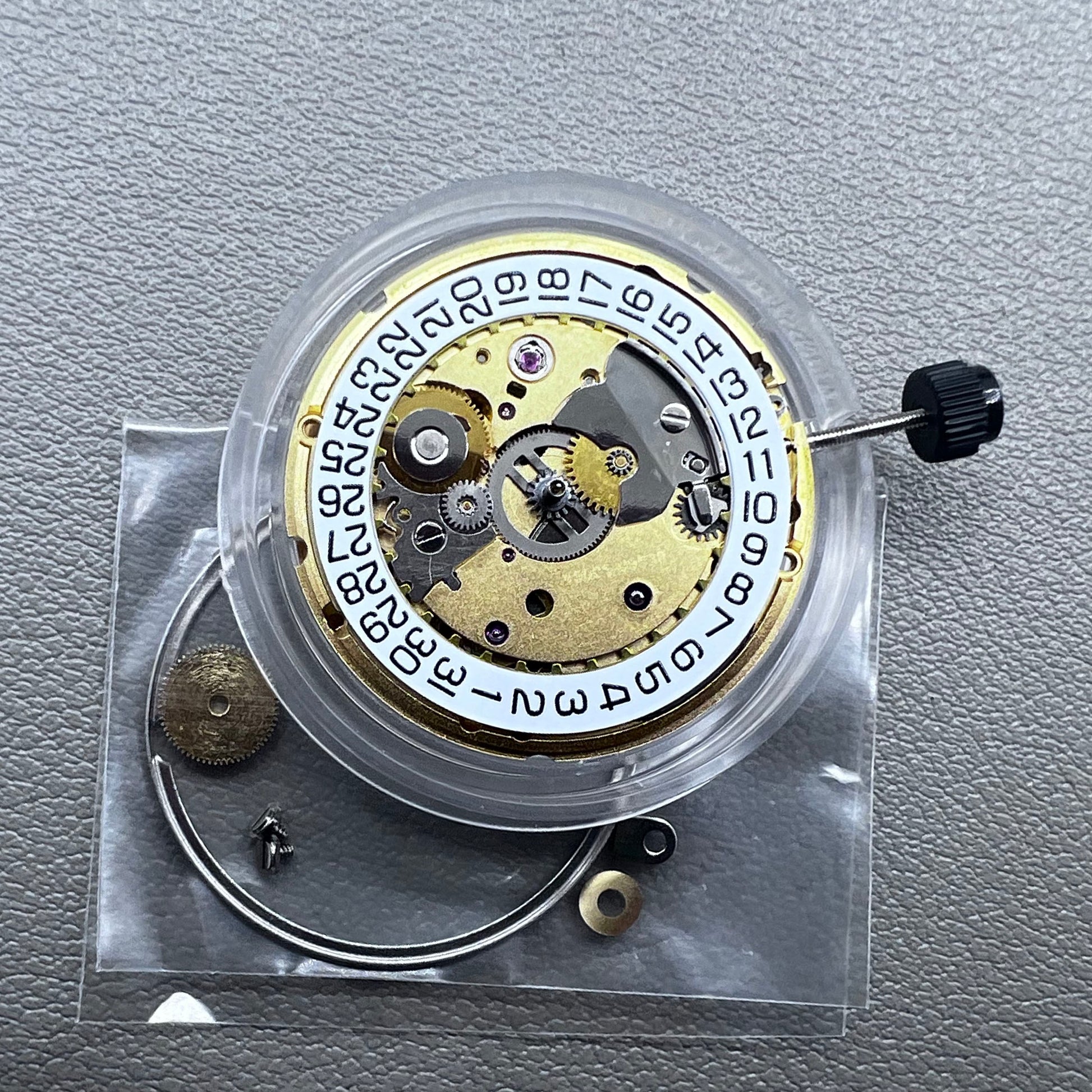 PT5000 golden automatic watch movement with ETA2824 SW200 replacement for precise timekeeping